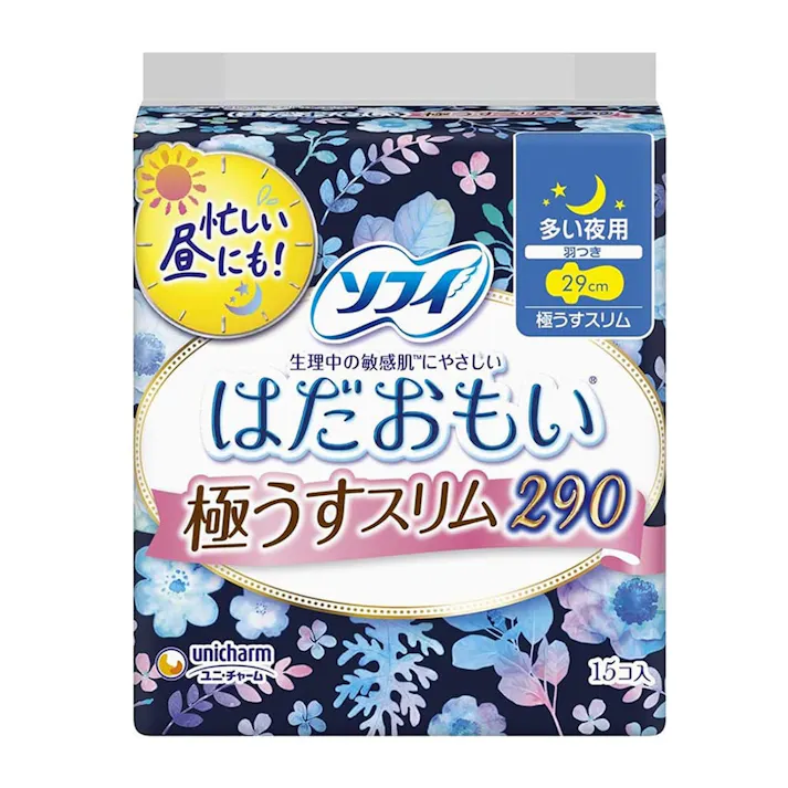 ソフィ はだおもい 極うすスリム 多い夜用290 羽つき 15枚