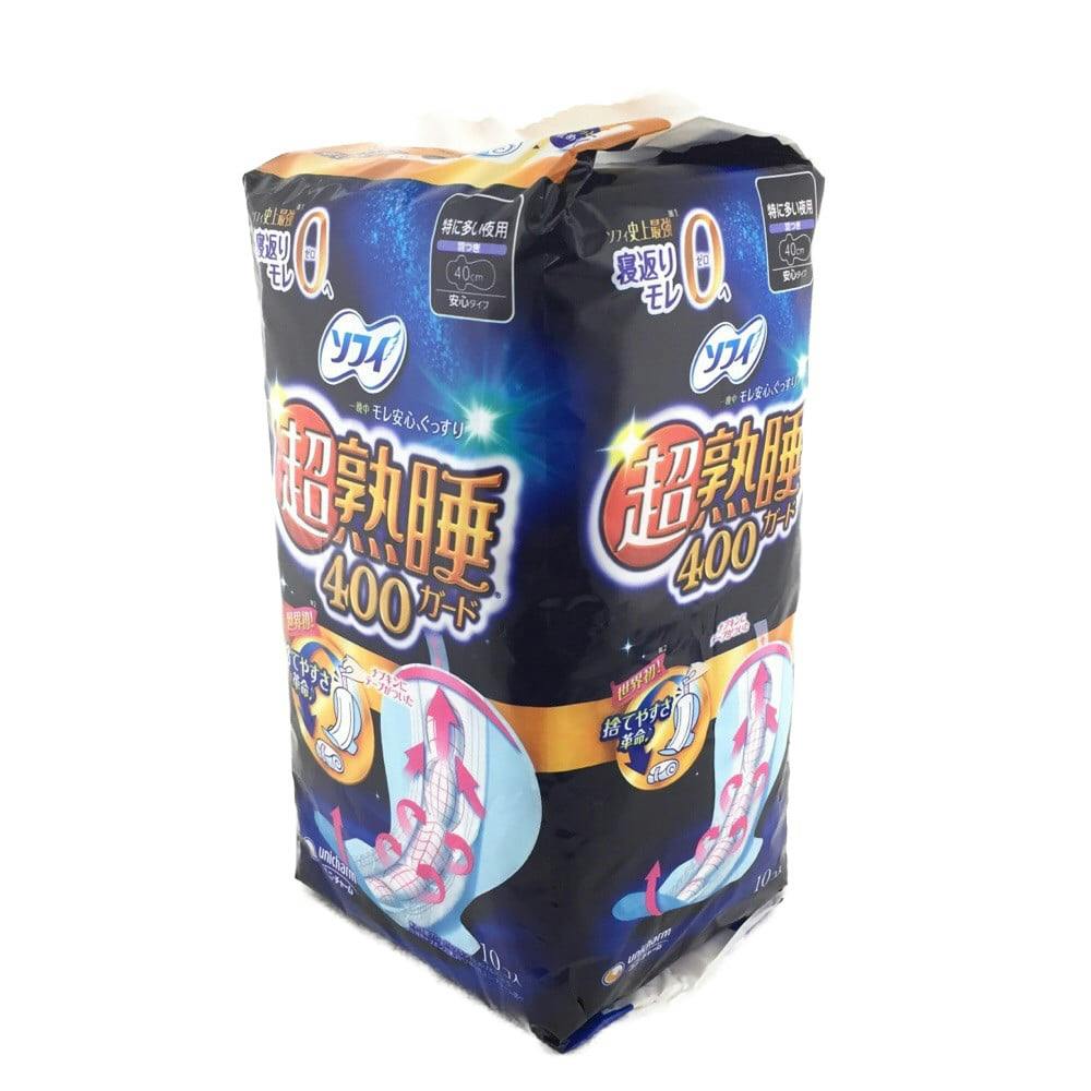 ソフィ 超熟睡ガード400 特に多い夜用 羽つき 40cm 10個入×20個セット | ソフィ 超熟睡ガード 400 特に多い夜用 羽つき 40cm備えて
