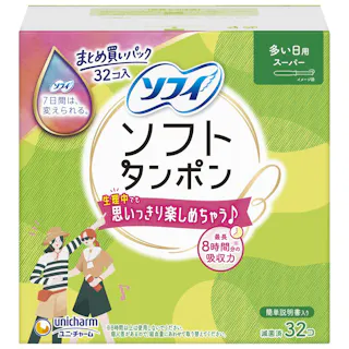 ソフィ ソフトタンポン スーパー 32個