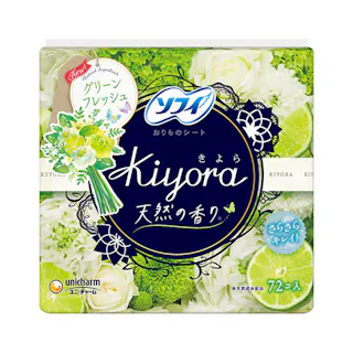 ソフィ Kiyora フレグランス グリーンフレッシュの香り 72枚