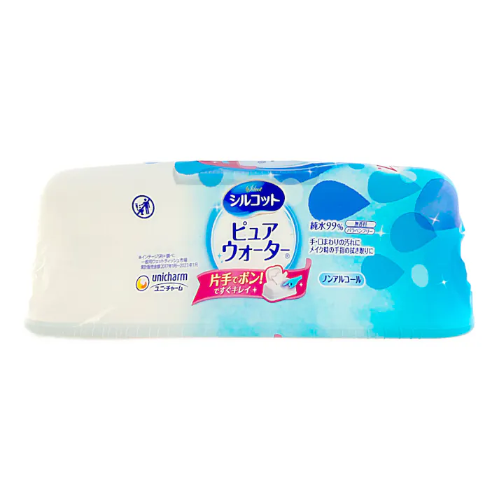 ユニ・チャーム シルコット ピュアウォーター ウェットティッシュ 本体 58枚