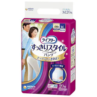 ライフリー すっきりスタイルパンツ ナチュラルブルー M 20枚