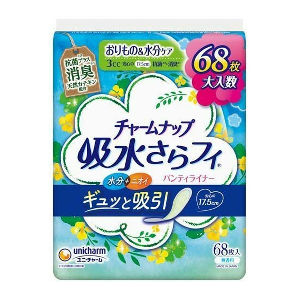 チャームナップ 吸水さらフィ パンティライナー 消臭タイプ 3cc 68枚 チャームナップ 吸水さらフィ パンティライナー 消臭タイプ 3cc 68枚