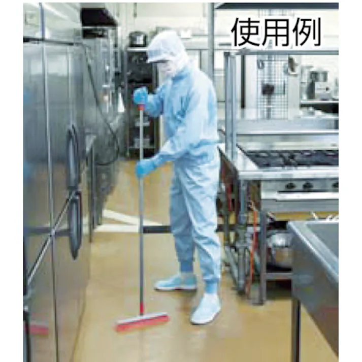 【CAINZ-DASH】山崎産業 自由ほうき HGブルロンTF-45用 スペア 赤 BR514-045U-SP-R【別送品】