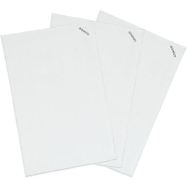 【CAINZ-DASH】山崎産業 クロス雑巾　マイクロファイバークロス（３枚入）　白 DU578-000X-MB-W【別送品】