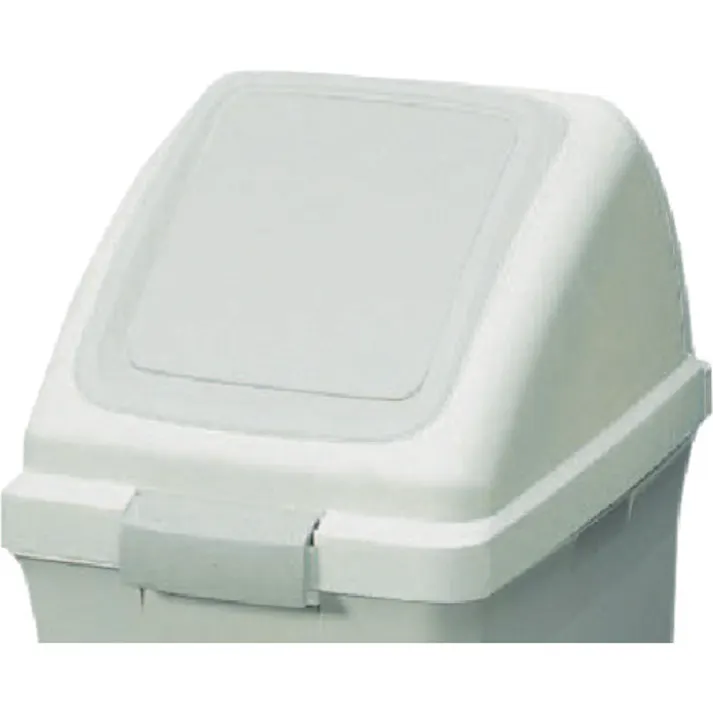 【CAINZ-DASH】山崎産業 屋内用屑入れ リサイクルトラッシュECO-35用 プッシュ蓋 白 YW-132L-OP3-W【別送品】