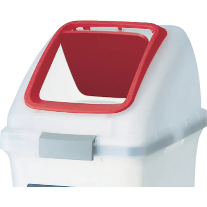【CAINZ-DASH】山崎産業 屋内用屑入れ リサイクルトラッシュ SKL-35用 ブッシュ蓋 赤 YW-176L-OP3-R【別送品】