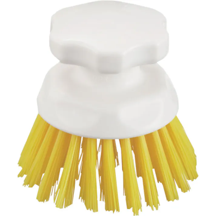 【CAINZ-DASH】山崎産業 HGハンドブラシ丸型 黄 CL614-000X-MB-Y【別送品】