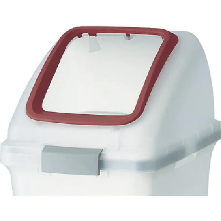 【CAINZ-DASH】山崎産業 屋内用屑入れ リサイクルトラッシュ SKL-70用 角穴蓋 赤 YW-453L-OP1-R【別送品】