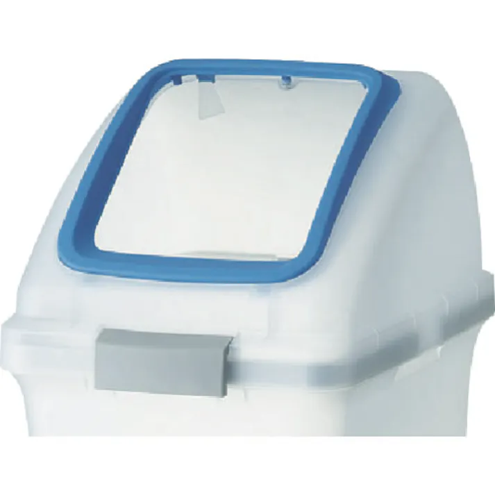 【CAINZ-DASH】山崎産業 屋内用屑入れ リサイクルトラッシュ SKL-70用 角穴蓋 青 YW-453L-OP1-BL【別送品】