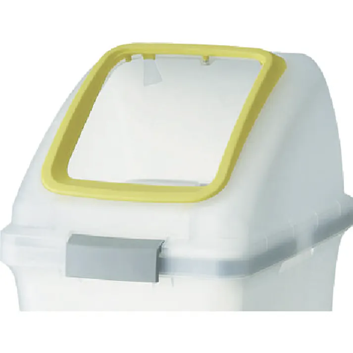 【CAINZ-DASH】山崎産業 屋内用屑入れ リサイクルトラッシュ SKL-70用 角穴蓋 黄 YW-453L-OP1-Y【別送品】