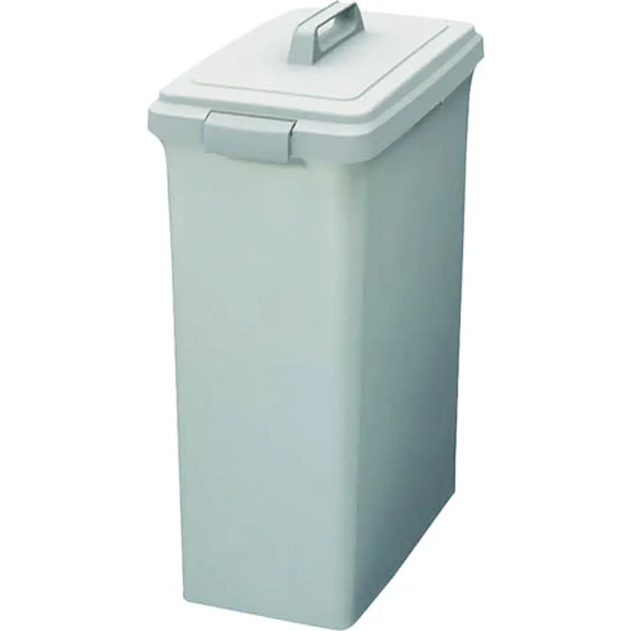 【CAINZ-DASH】山崎産業 屋内用屑入れ リサイクルトラッシュECO-35用 平蓋 アイボリー YW-132L-OP4【別送品】