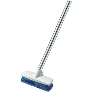 【CAINZ-DASH】山崎産業 HGデッキブラシ180 青 CL678-180U-MB-BL【別送品】