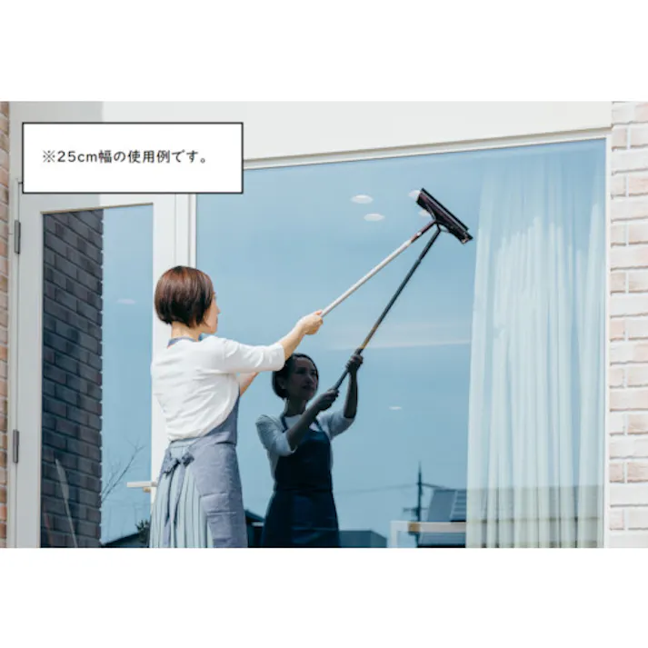 【CAINZ-DASH】山崎産業 窓用ワイパー グラスワイパーN38EX2段 GL708-038N-MB【別送品】