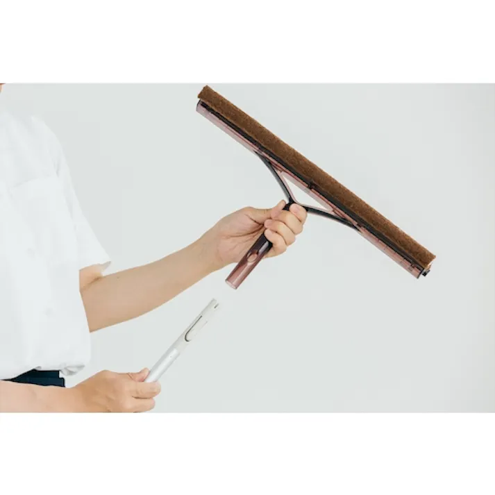 【CAINZ-DASH】山崎産業 窓用ワイパー グラスワイパーN38EX2段 GL708-038N-MB【別送品】