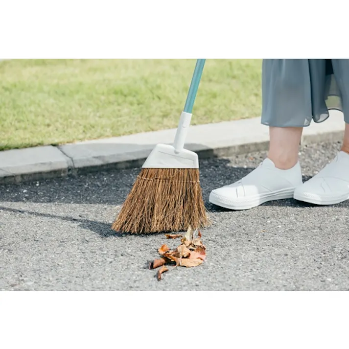 【CAINZ-DASH】山崎産業 2989.jp+ 庭箒(シダ)S ヘッド 176410【別送品】