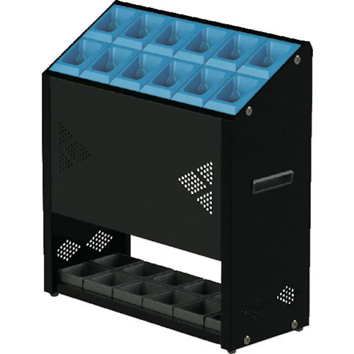 【CAINZ-DASH】山崎産業 傘立て アンブラーオクトP P-12 青 YA-96L-ID-BL【別送品】