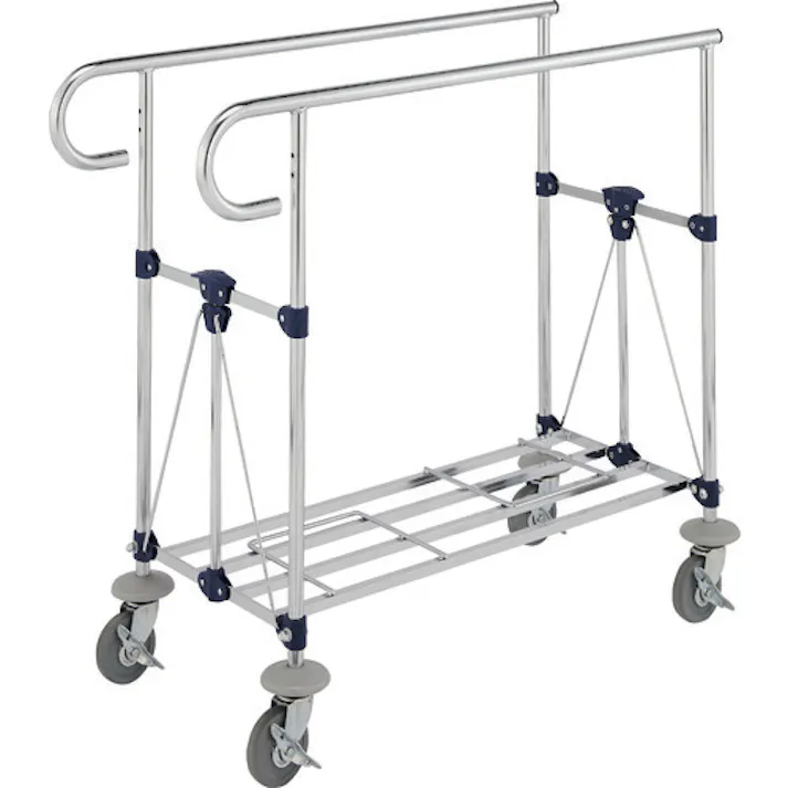 【CAINZ-DASH】山崎産業 ホテルルームメイク用 客室カート フレーム(ソフトカバー付) CA753-000X-MB【別送品】