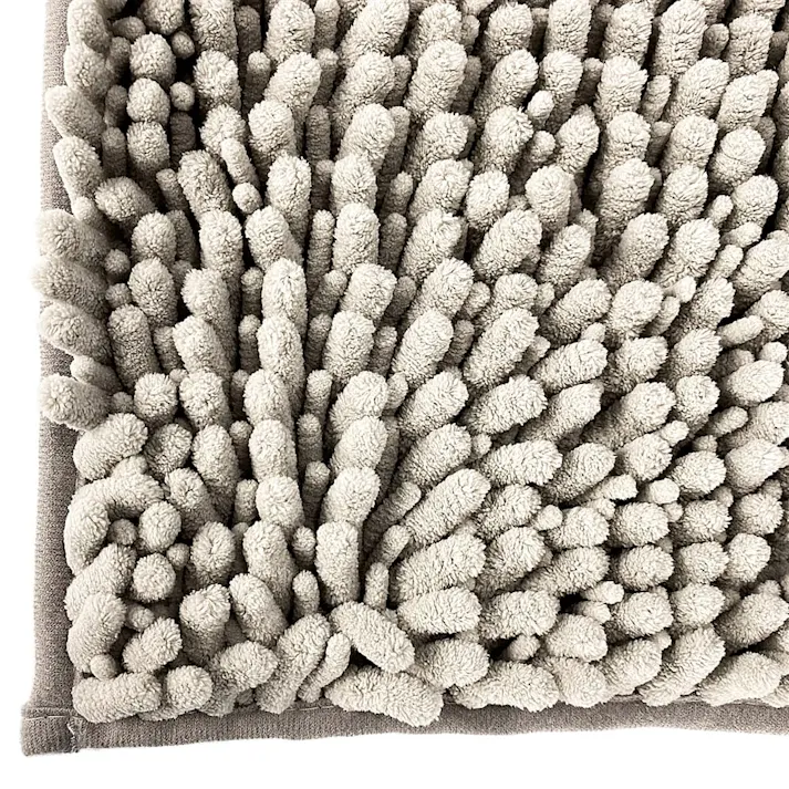 スウスウ抗菌W バスマット 50×80 オイスターグレー(販売終了)