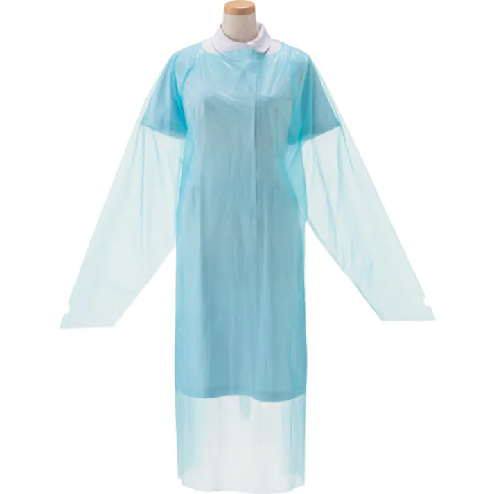 【CAINZ-DASH】山崎産業 ポリガウン(未滅菌)フリー20枚入り SD796-00FX-MB【別送品】