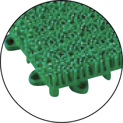 CAINZ-DASH】山崎産業 ジョイント型人工芝 エバック若草ユニットE 本