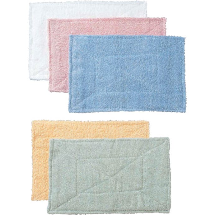 【CAINZ-DASH】山崎産業 カラー雑巾　緑（１０枚入） C292-000X-MB-G【別送品】