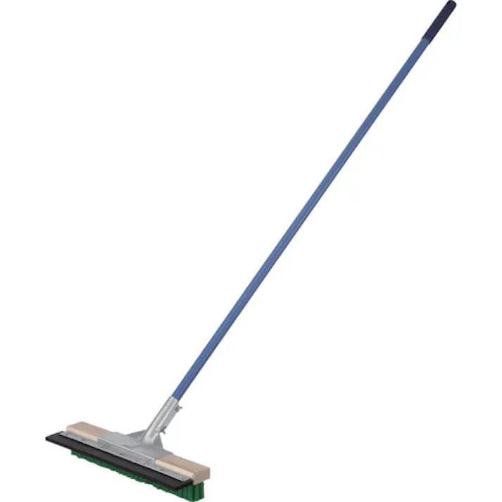 【CAINZ-DASH】山崎産業 床洗浄用ブラシ ブラシワイパー付 C285-000U-MB【別送品】