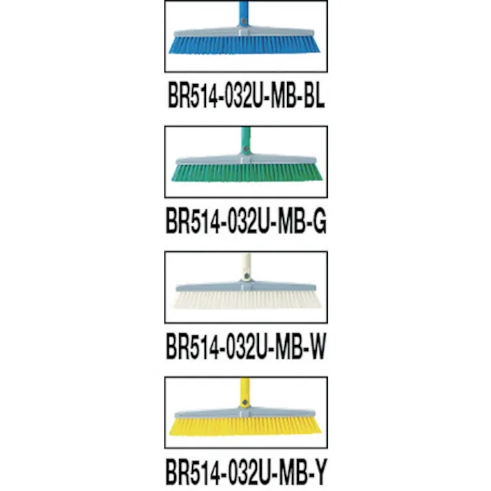 【CAINZ-DASH】山崎産業 自由ほうき HGブルロンTF-32 1本柄タイプ 赤 BR514-032U-MB-R【別送品】