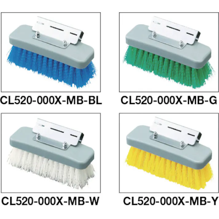 【CAINZ-DASH】山崎産業 HGワンタッチブラシ 赤 CL520-000X-MB-R【別送品】