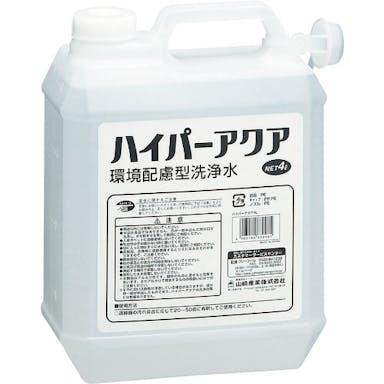 【CAINZ-DASH】山崎産業 床用洗剤　ハイパーアクア　４Ｌ CH560-040X-MB【別送品】
