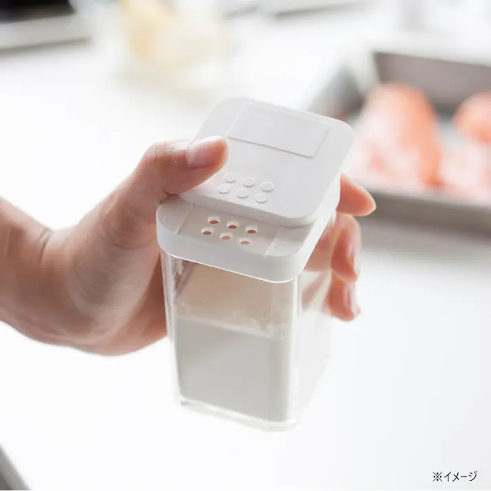 小麦粉&スパイスボトル アクア ホワイト