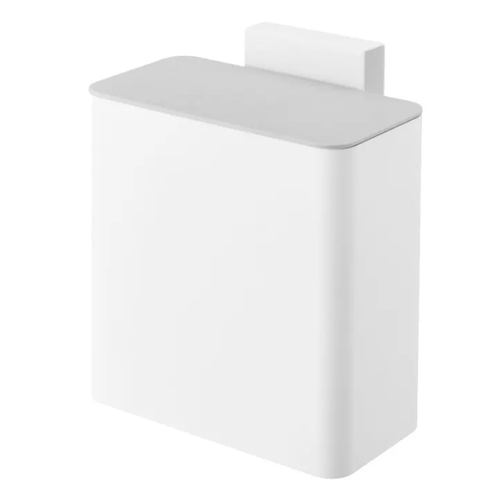 プレート マグネット&シンク扉ゴミ箱 ホワイト