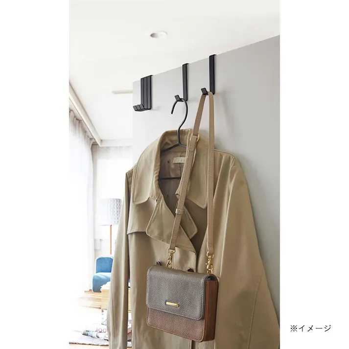 ドアハンガー スマート 5個組 ブラック