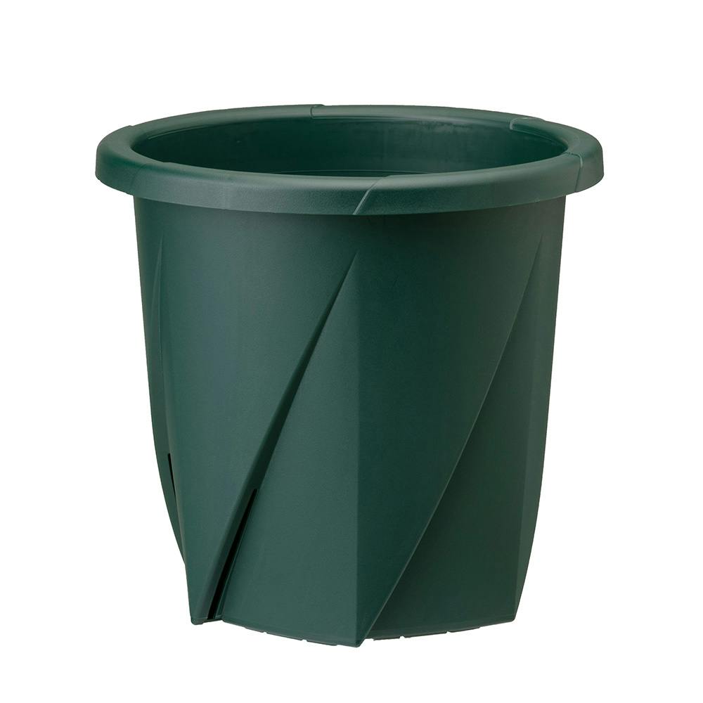 根張りポット ダークグリーン 18型