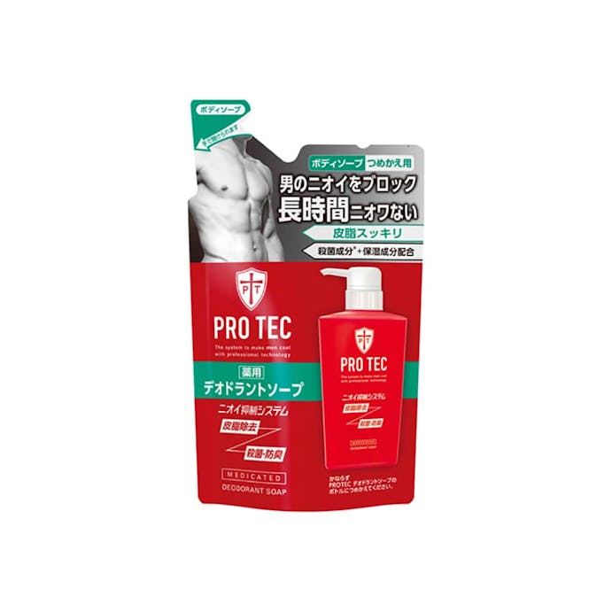 ライオン PRO TEC 薬用デオドラントソープ 詰替用 330ml