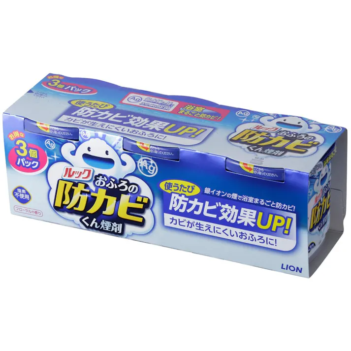 ルックプラス おふろの防カビくん煙剤 レギュラータイプ(フローラルの香り) 3個パック