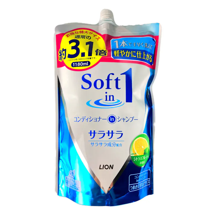 ソフトインワン シャンプー サラサラ 詰替特大