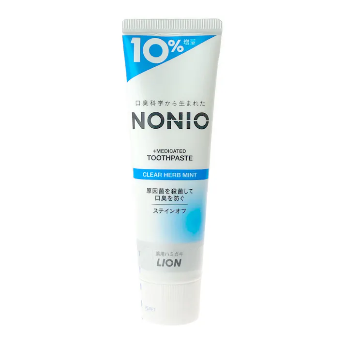 ライオン NONIO ハミガキ クリアハーブミント 増量 143g