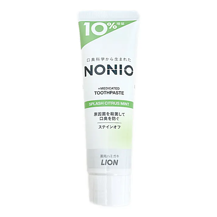 ライオン NONIO ハミガキ スプラッシュシトラスミント 増量 143g