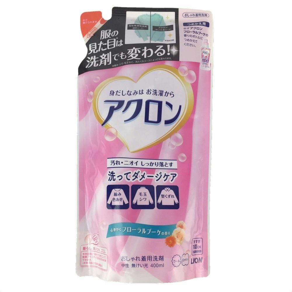 ライオン アクロン フローラルブーケの香り 詰替 大型 900ml | 洗濯