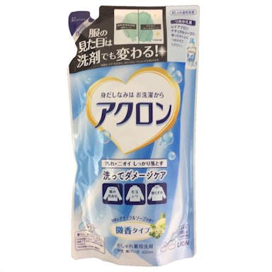 ライオン アクロン ナチュラルソープの香り(微香タイプ)詰替 400ml