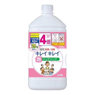 ライオン キレイキレイ 薬用泡ハンドソープ シトラスフルーティの香り 詰替 800ml