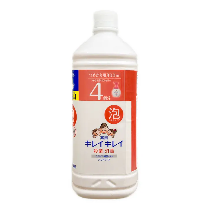 キレイキレイ 薬用泡ハンドソープ フルーツミックスの香り 詰替 800ml