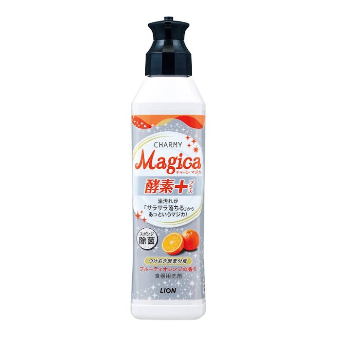 ライオン CHARMY Magica 酵素+ (プラス) フルーティオレンジの香り 本体 220ml