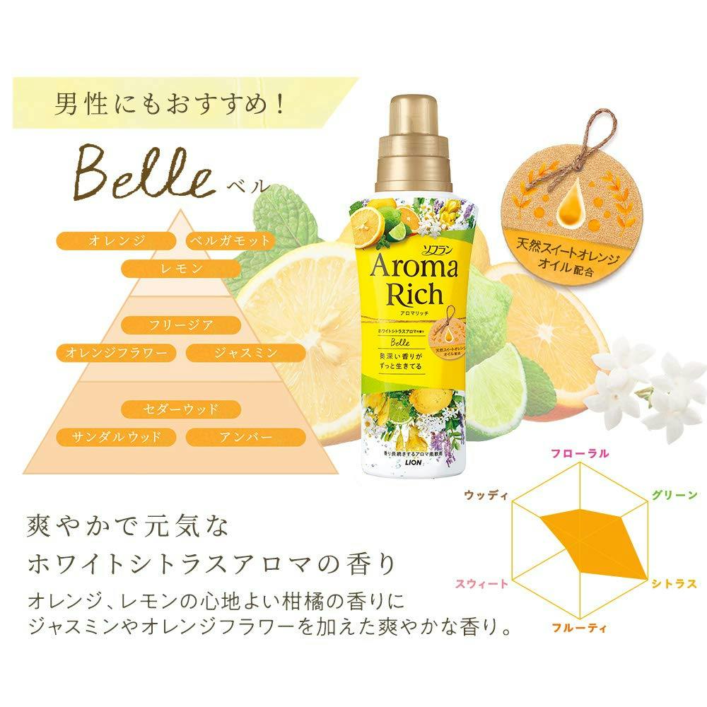 ライオン ソフラン アロマリッチ Belle(ベル) 詰替 400ml(販売終了