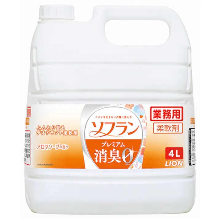 【CAINZ-DASH】ライオンハイジーン ソフランプレミアム消臭 アロマソープの香り4L JNCFSG4【別送品】