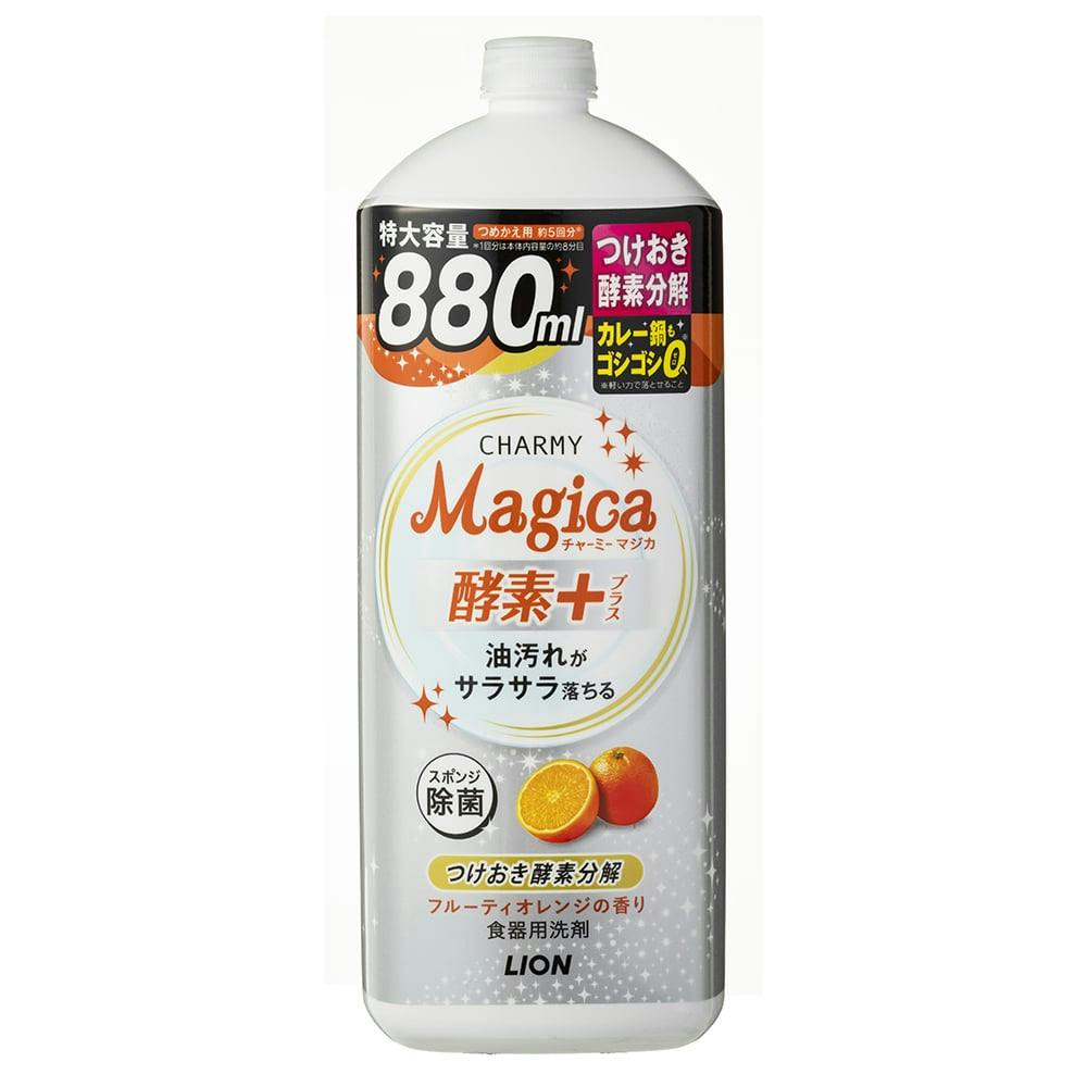 br> ライオン Magica（マジカ） 酵素＋Fオレンジ つめかえ用 特大