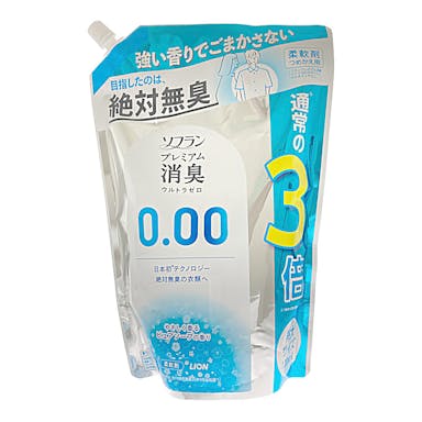 ライオン ソフラン プレミアム消臭 ウルトラゼロ つめかえ用 特大 1200ml