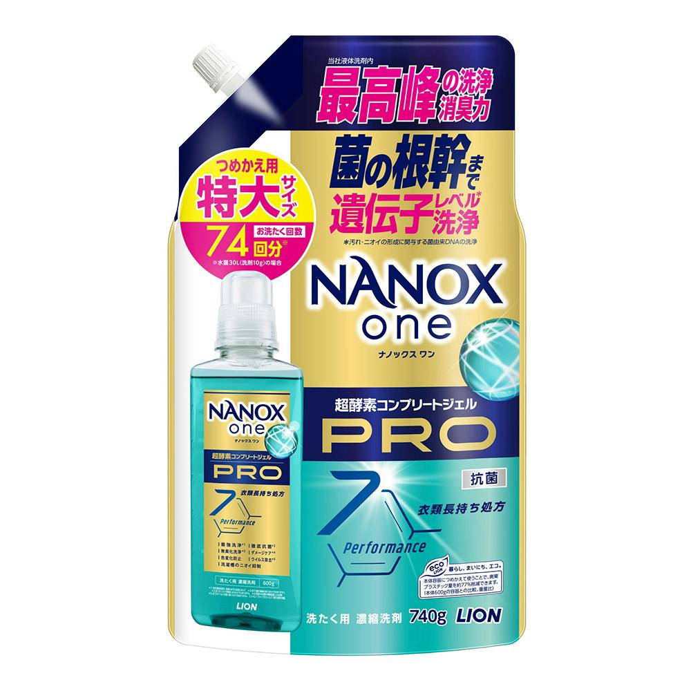 NANOX one Pro 詰替 740g 衣料用洗剤 NANOX one Pro 詰替 740g 衣料用洗剤
