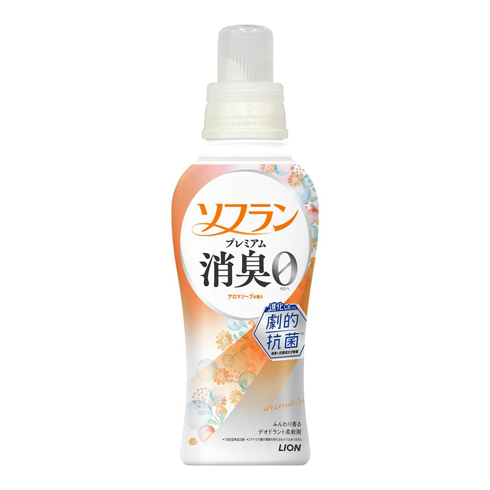 ソフラン プレミアム消臭0 アロマソープの香り 本体 480ml